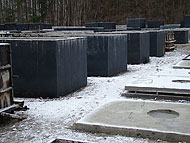 Plac produkacja szamb betonowych Świdnik